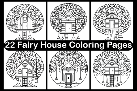 22 Fairy House Coloring Pages Graphics and Coloring Pages Review