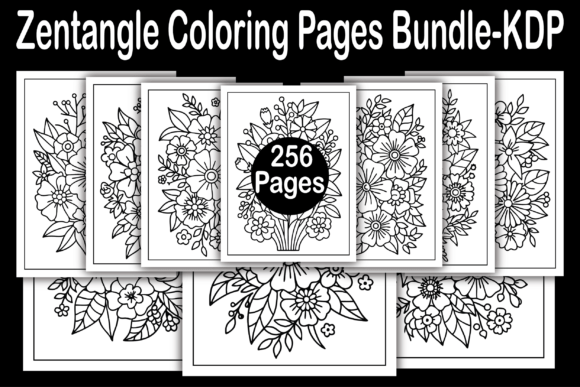 256 Zentangle Coloring Pages Bundle-KDP: A Seller’s Review
