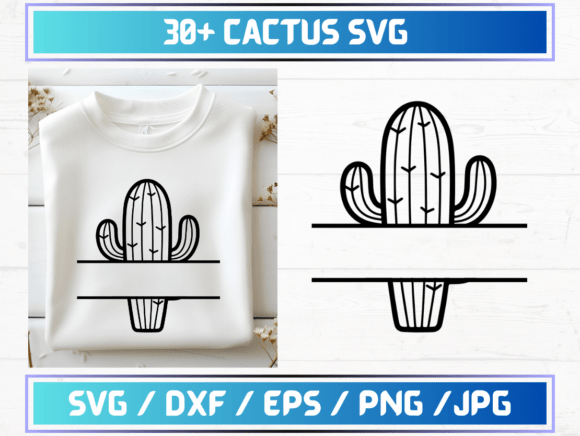 30 Cactus SVG Files: Graphics and Graphic Templates for Branding