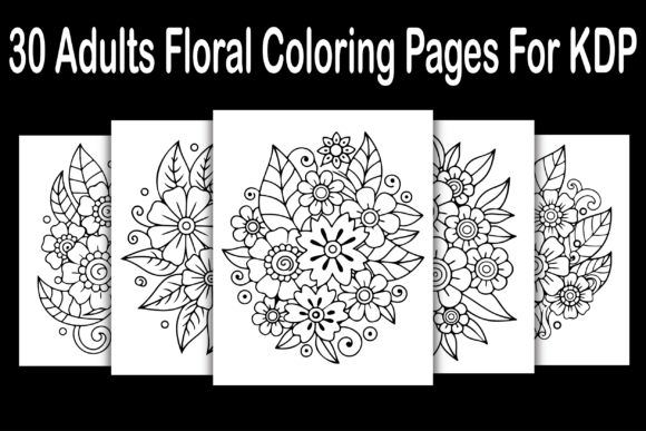 Adults Floral Coloring Pages for KDP: A Publisher’s Review of Graphics and Coloring Pages