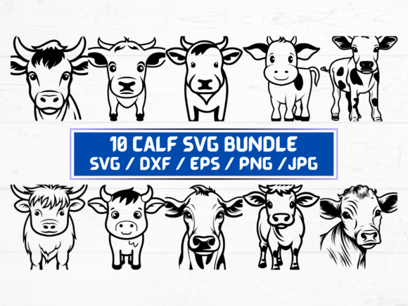 Calf SVG File: A Designer’s Take on Graphics for Crafts