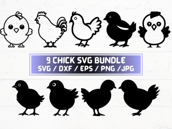 Chick SVG, DXF, EPS, JPG, PNG Graphics and Crafts Review