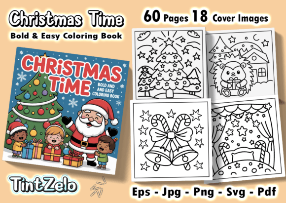Christmas Time Coloring Pages Bold Easy Graphics and Marketing Review