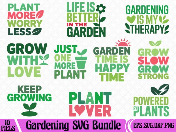 Plant Lover Gardening SVG Bundle: Graphics and T-Shirt Designs Review