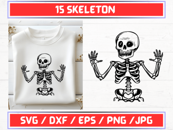 Skeleton SVG File Graphics and Graphic Templates Review