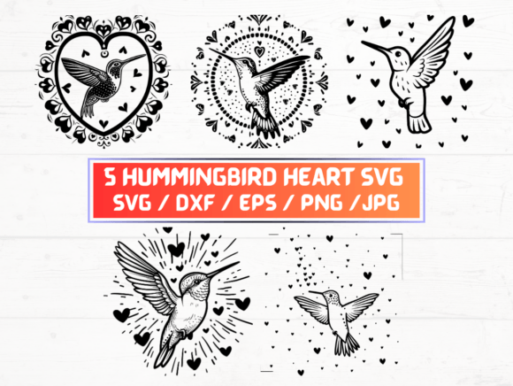 Valentine Hummingbird Heart SVG Embroidery Review