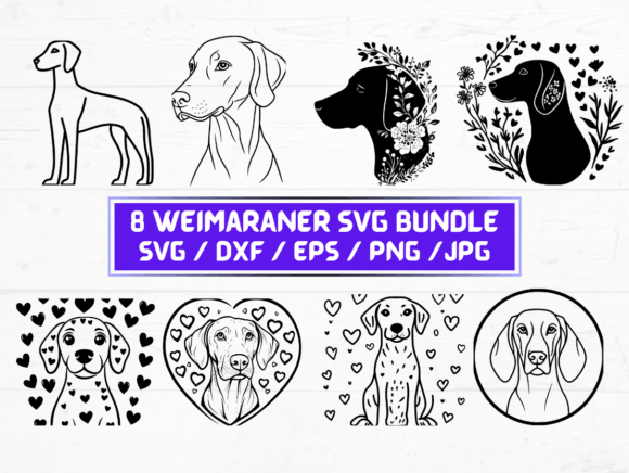 Weimaraner Svg Bundle Graphics and Crafts Review